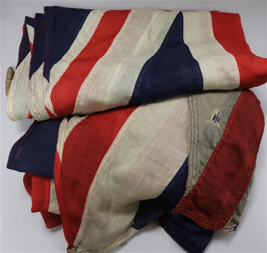 Two early 20th century Union Jack flags